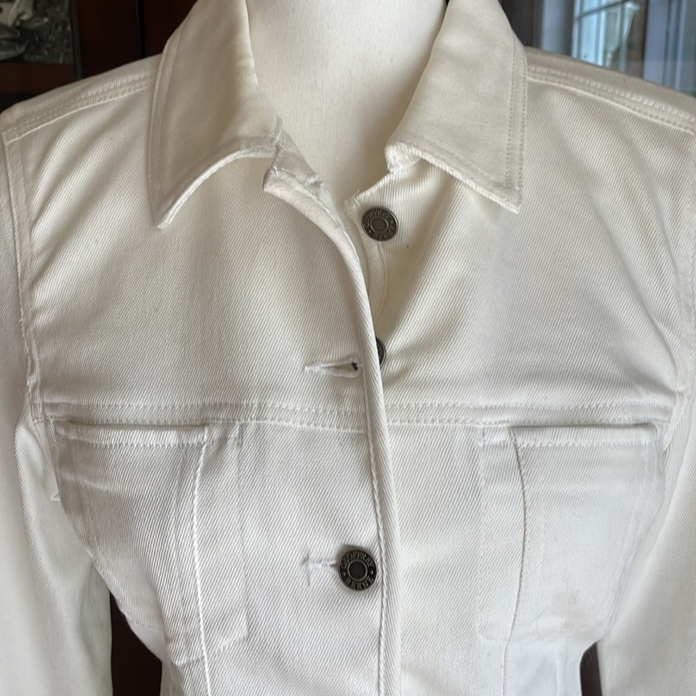 Geoffrey Beene Sport Stretch Denim Jacket S - Picture 2 of 7